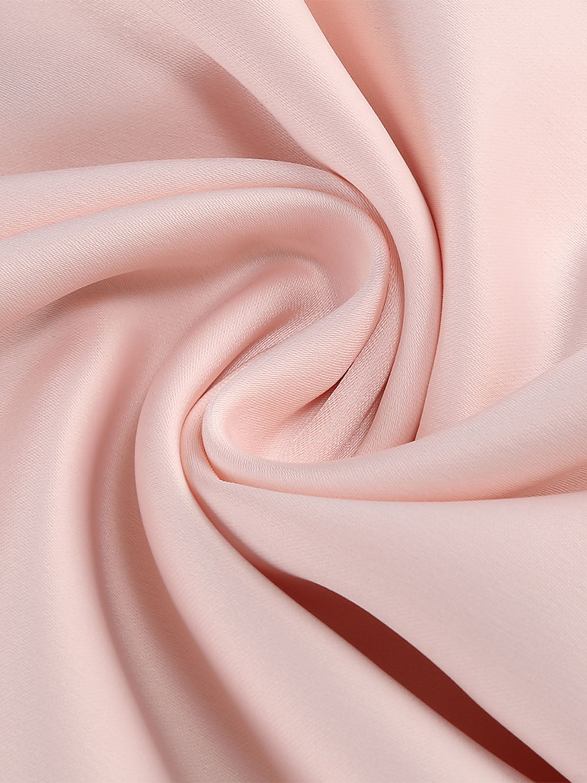 Opulent Flower Scarf Neck Satin Sheath Formal Maxi Dress - Light Pink