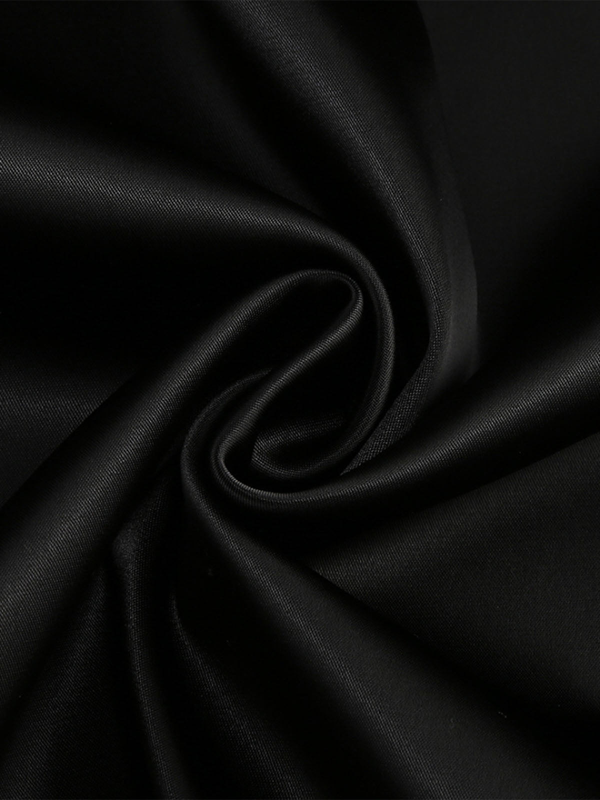 Sexy Lace Trim Bustier Spaghetti Slit Satin Formal Maxi Dress - Black